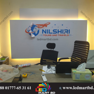 LED Name Plate for Tour and Travel Agency