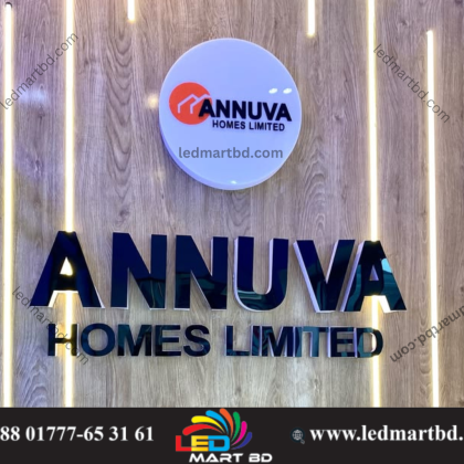 Acrylic Letter & Acrylic Round Signboard 