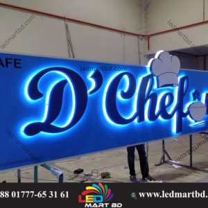 Upgrade your business signage with Gold SS Letter & LED SS Letter signboards in Bangladesh